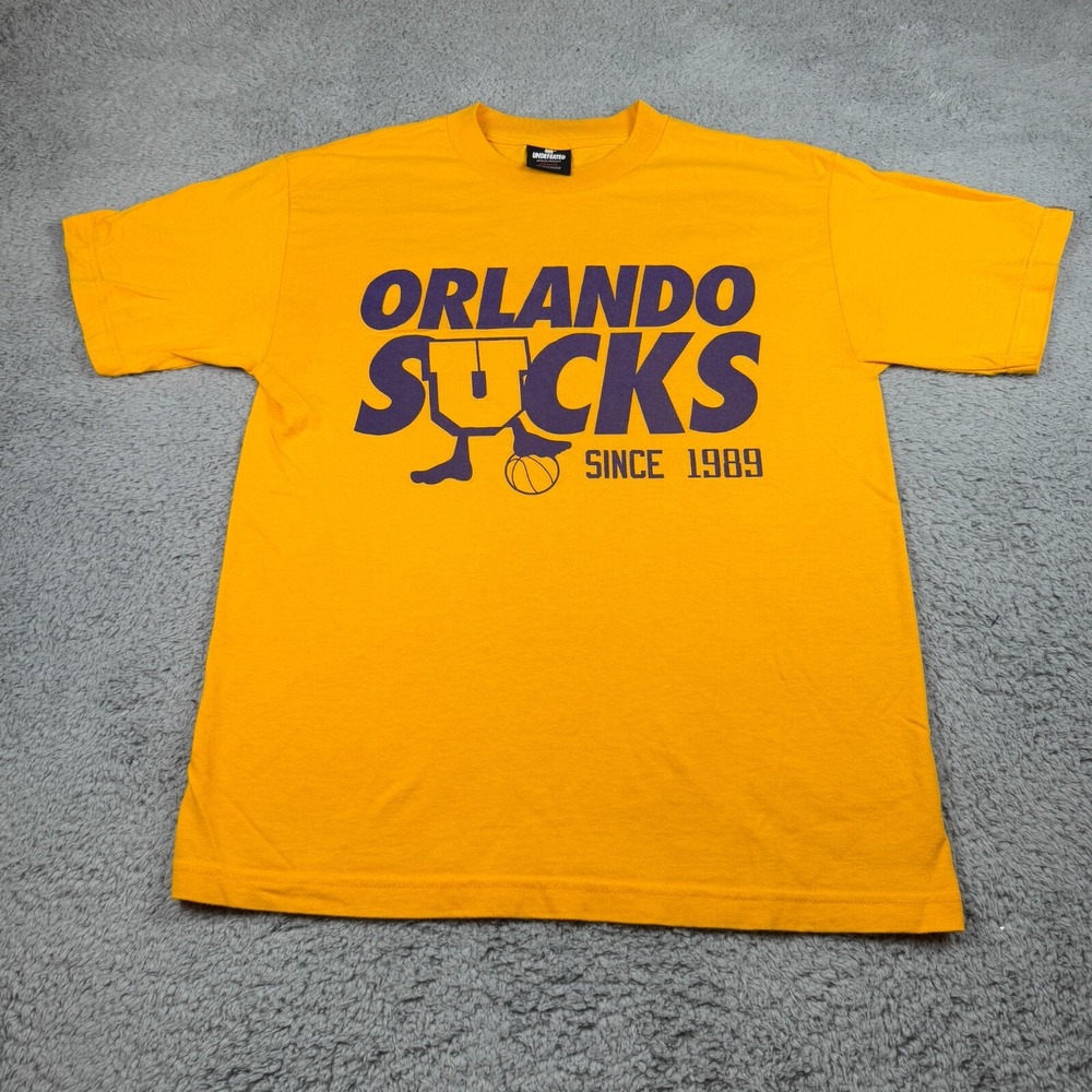 Undefeated Lakers Orlando Sucks T-Shirt 2009 NBA Finals UNDFTD Kobe Bryant Y2K